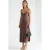 V-hals Modal Midi-jurk