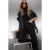 TRENDYOLMİLLA Dames Zwart Gestreept Wijde pijp Hoge taille Jeans