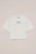 WE Fashion – Meisjes T-shirt met print – Oversized – Gebroken wit – Katoen –
