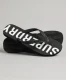 Superdry Mannen Code Essential Teenslippers Zwart