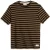 Scotch & Soda Ss Textured Stripe Tee Black Grey