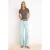 TRENDYOLMİLLA Dames Blauw Effen Wijde pijp Normale taille Jeans