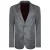 Emporio Armani Exclusief Heren Grijs Bedrukte Blazer