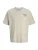 JACK & JONES Shirt ‘JORCOSMOS’  ecru / zwart
