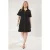 Trendyol Curve Dames Zwart Effen Kort / Mini Kort Casual Bodycon Grote maten Jurk