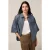 Oltre Oversized Denim-effect Linen Blend Shirt Blue