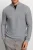 OLYMP Casual Regular Fit Trui ritssluiting grijs, Effen