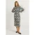 Boden Long Sleeve Column Midi Dress Nav