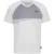 Slazenger Tennisshirt voor heren met kleurblokken en logo (Wit/Grijs)
