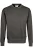 HAKRO 475 Comfort Fit Sweatshirt ronde hals antraciet, Melange
