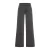 Expresso straight jeans met panterprint zwart/grijs