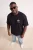 TRENDYOL MAN Heren Zwart Dierenprint Kort Regular fit Grote maten T-shirts