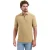 No Excess Polo short sleeve zipper sand