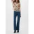 French Connection Hallie Crinkle Contrast Top Cream/scarlet Red Mu
