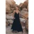 Mikuta The Black Maxi Dress Black
