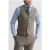 Reiss Rope-textured Waistcoat Brown