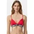 Tommy Hilfiger Triangle Bralette Unlined Red