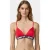 Tommy Hilfiger Triangle Bralette Unlined Red