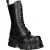 New Rock unisex metalen zwarte techno bikerlaarzen – M-MILI211C-C1