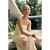 TRENDYOLMİLLA Dames Beige Effen Midi Mouwloos A-lijn Jurken