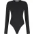 Malelions Women Crewneck Bodysuit | Black