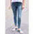 Jeans met Mid Waist-taille en smalle pijpen in Skinny Fit