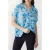 French Connection Gretha Ss Printed Popover Still Water