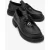 Band Leren Veter Loafer Dames