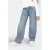KIDS ONLY GIRL high waist wide leg jeans light blue denim