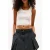 Tommy Hilfiger Tjw Crop Stripe Tank Oatmeal Heather/stripe