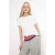 TRENDYOLMİLLA Dames Ecru Grafisch Kort Regular fit T-shirts