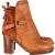 Acne Studios Cypress Con Enkellaarsjes van Bruin Leer