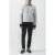 French Connection Contrast Crew Neck Sweater Lgt Grey Mel/dk Navy