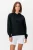 Zware hoodie – zwart