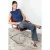 TRENDYOLMİLLA Dames Donkerblauw Effen Mouwloos Regular fit Blouses