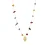 Luxenter Multicolour Zirkonia collier afgewerkt in 18K geel goud – Ilonda