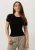 Rosemunde T-Shirt Dames Benita Silk T-shirt W/ Lace,