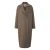Oversized Dubbellaags Maxi Blazer Jas Van Gemengde Wol Voor Vrouwen COMMA