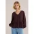 WE Fashion top met peplum – donkerrood