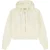 Malelions Women Cropped Bouclé Emblem Zip Hoodie | Off-White