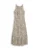 TOM TAILOR Zomerjurk  kaki / zwart / wit