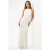 Halterneck Textured Maxi-jurk