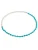Valero Pearls Ketting  turquoise / wit