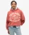 Superdry Vrouwen Lo-fi Outdoor Hoodie met Oversized Pasvorm Rood