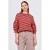 CKS gestreepte gebreide trui rood