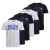 JACK & JONES Shirt  blauw / zwart / wit
