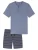 SCHIESSER Pyjama kort ‘Casual Nightwear’  blauw / oranje