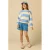 Sissy-Boy korte broek met ruches – blauw
