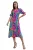 WOMAN VISION Jurk  blauw / groen / oranje / pink