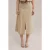 We Fashion Skirt Medium Length Beige